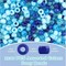 Beads for Jewelry Making,Beads for Crafts,Small Beads for Bracelets,Blue Beads,Plastic Beads for Bracelets,Circle Beads,Bulk Pony Beads,Blue Pony Beads,Beads for Bracelet,Cute Bracelet Beads